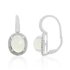 Pendientes en plata con Ópalo de Welo