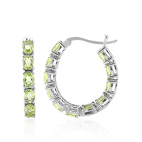Pendientes en plata con Peridoto