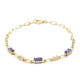 Brazalete en oro con Tanzanita AAA (CIRARI)