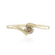 Anillo en oro con Diamante champán SI2