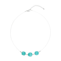 Collar en plata con Amazonita