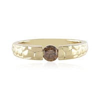 Anillo en oro con Diamante chocolate I1 (de Melo)
