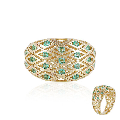 Anillo en oro con Esmeralda de Colombia (Ornaments by de Melo)