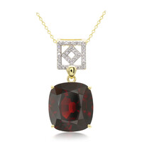 Collar en oro con Granate espesartina (AMAYANI)