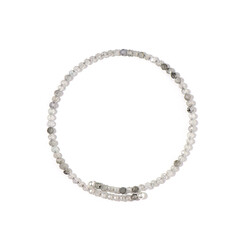 Brazalete en acero con Zircón (Riya)