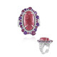 Anillo en plata con Tulita (Dallas Prince Designs)