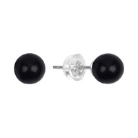 Pendientes en plata con Shungita