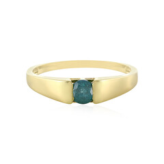Anillo en oro con Diamante azul I3