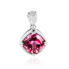 Colgante en plata con Topacio rosa