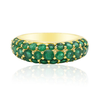 Anillo en oro con Esmeralda de Zambia (Adela Gold)
