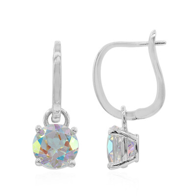 Pendientes en plata con Topacio Rayo de Luna