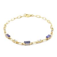 Brazalete en oro con Tanzanita AAA (CIRARI)
