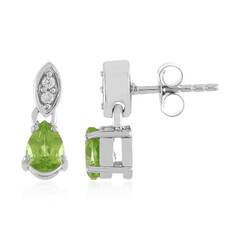 Pendientes en plata con Peridoto