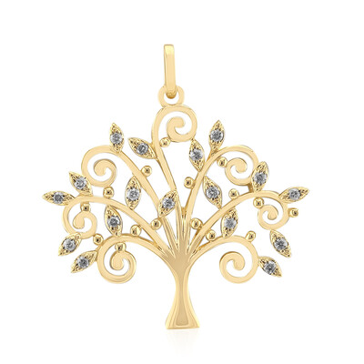 Colgante en oro con Diamante SI1 (G) (Annette)