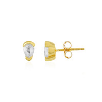 Pendientes en plata con Topacio blanco