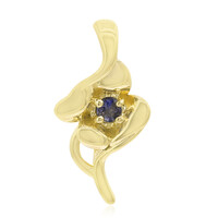Colgante en oro con Dumortierita