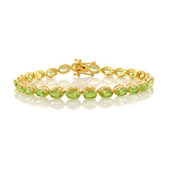 Brazalete en plata con Peridoto