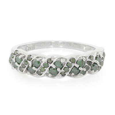 Anillo en plata con Diamante fantasía