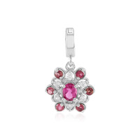 Colgante en plata con Rubelita