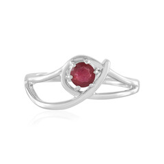 Anillo en plata con Rubí de Madagascar