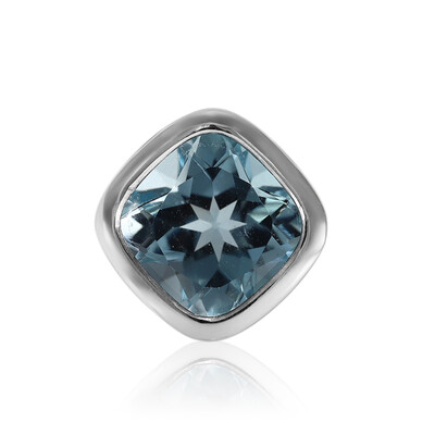 Colgante en plata con Topacio azul cielo (MONOSONO COLLECTION)
