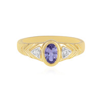 Anillo en plata con Tanzanita