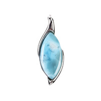 Colgante en plata con Larimar