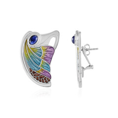 Pendientes en plata con Labradorita azul de Maniry (Adela Silber)