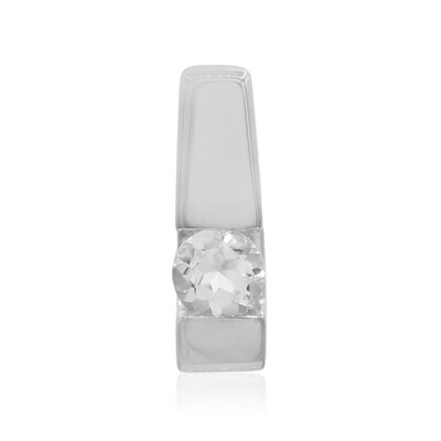 Colgante en plata con Topacio blanco