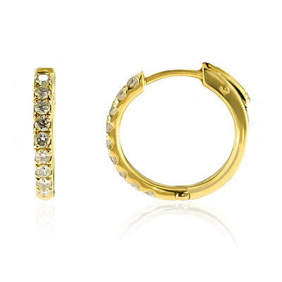 Pendientes en oro con Diamante I1 (H)  (CIRARI)
