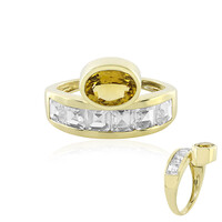 Anillo en oro con Turmalina amarilla (de Melo)