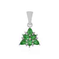 Colgante en plata con Tsavorita