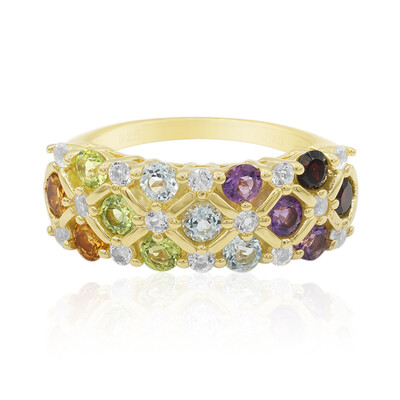 Anillo en plata con Granate