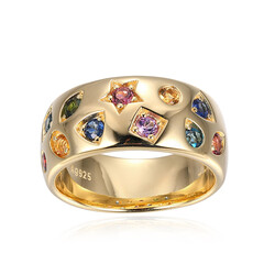 Anillo en plata con Amatista (Adela Gold)