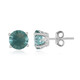 Pendientes en plata con Fluorita verde