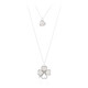 Collar en plata con Piedra de Luna blanca