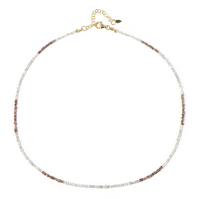 Collar en plata con Diamante plateado