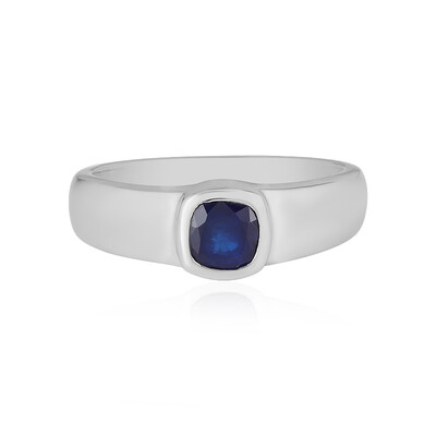 Anillo en plata con Espinela azul royal