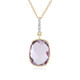Collar en oro con Amatista Rosa de Francia