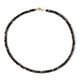 Collar en plata con Obsidiana plateada
