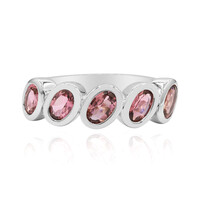 Anillo en plata con Turmalina rosa
