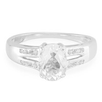 Anillo en plata con Petalita