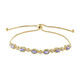 Brazalete en plata con Tanzanita