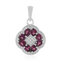 Colgante en plata con Granate de Tocantin