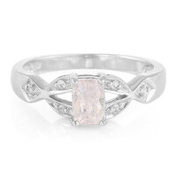 Anillo en plata con Turmalina cuprífera rosa