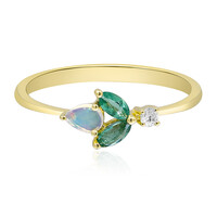Anillo en oro con Ópalo Welo AAA (CIRARI)