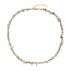 Collar en plata con Cuarzo rutilado