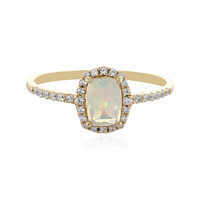 Anillo en oro con Ópalo de Welo