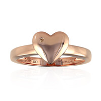 Anillo en oro con Diamante rosa de Francia de Argyle SI1