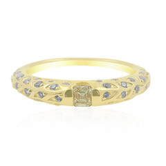 Anillo en oro con Diamante amarillo VS1 (de Melo)